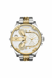 Mr. Daddy 2.0 Chronograph, Two-Tone Stainless Steel Watch Diesel