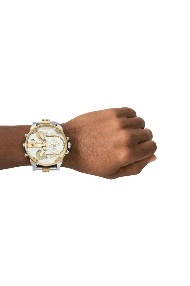 Mr. Daddy 2.0 Chronograph, Two-Tone Stainless Steel Watch Diesel