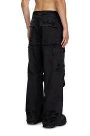 Cargo pants in cotton dobby Diesel