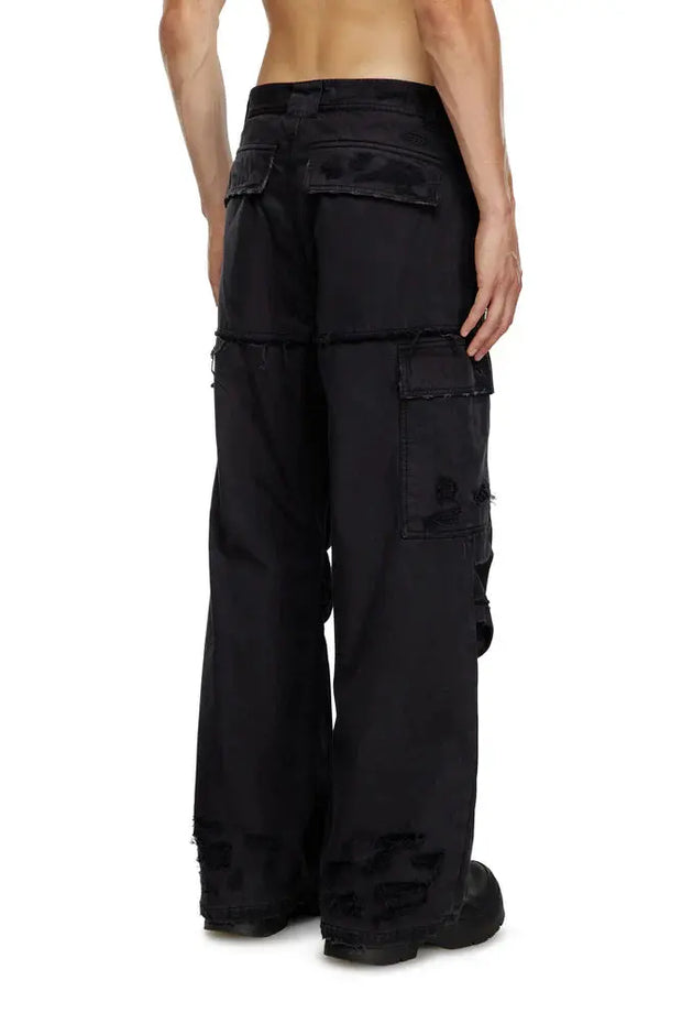 Cargo pants in cotton dobby Diesel