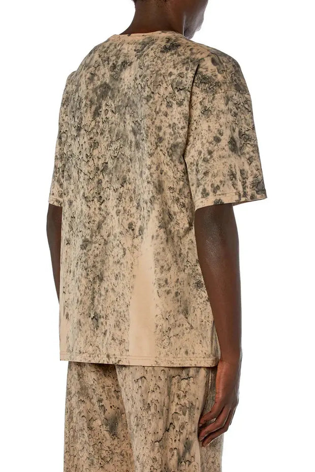 Treated T-shirt with raindrop effect Diesel