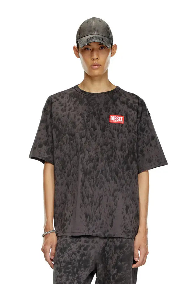 Treated T-shirt with raindrop effect Diesel