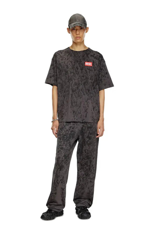Treated T-shirt with raindrop effect Diesel