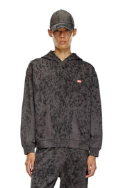 Treated hoodie with raindrop effect Diesel