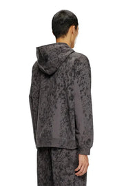 Treated hoodie with raindrop effect Diesel