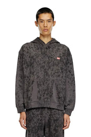 Treated hoodie with raindrop effect Diesel