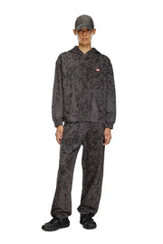 Treated hoodie with raindrop effect Diesel