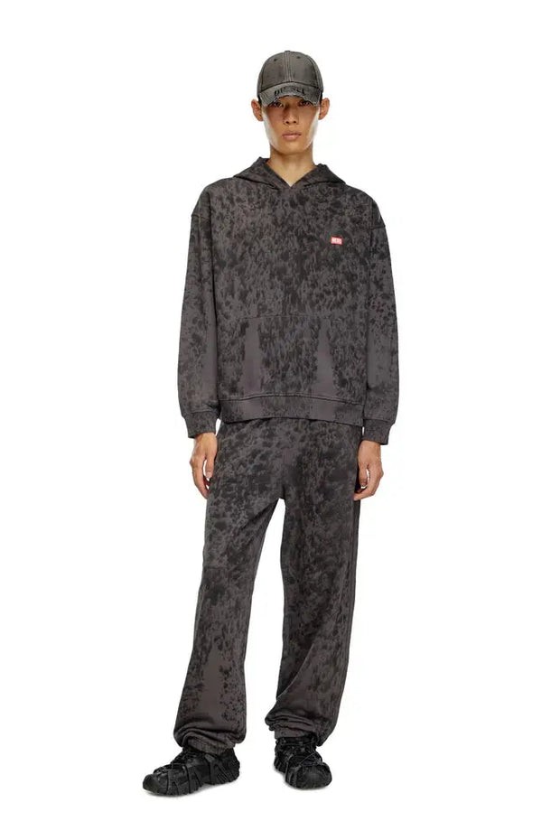 Treated hoodie with raindrop effect Diesel