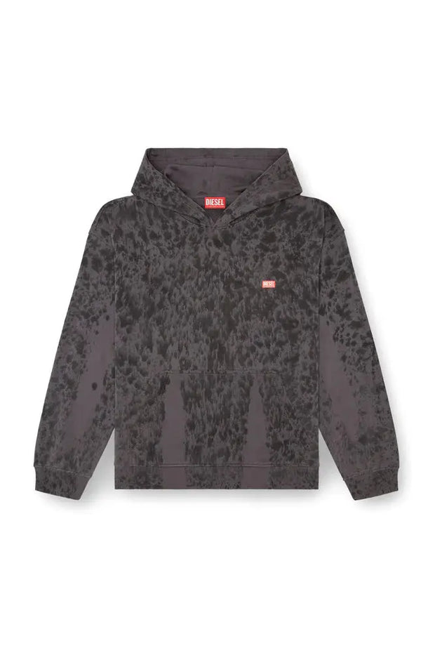 Treated hoodie with raindrop effect Diesel