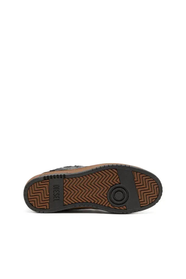 S-Ukiyo-Leather sneaker with straps Diesel