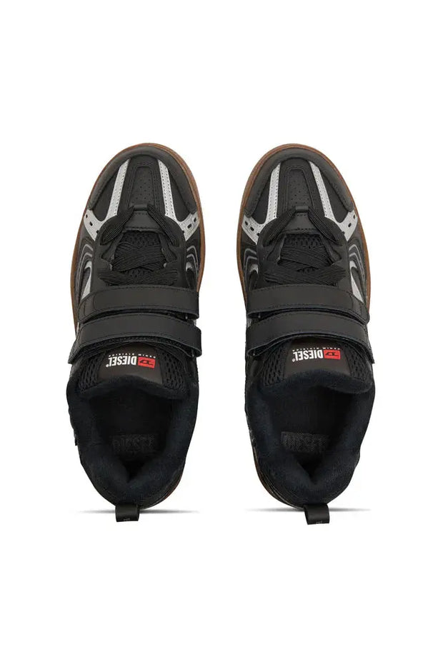 S-Ukiyo-Leather sneaker with straps Diesel