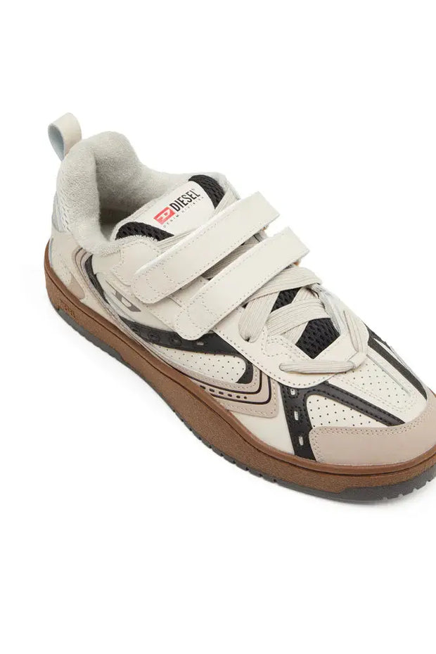 S-Ukiyo-Leather sneaker with straps Diesel