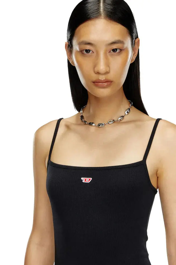 Short slip dress with D logo Diesel