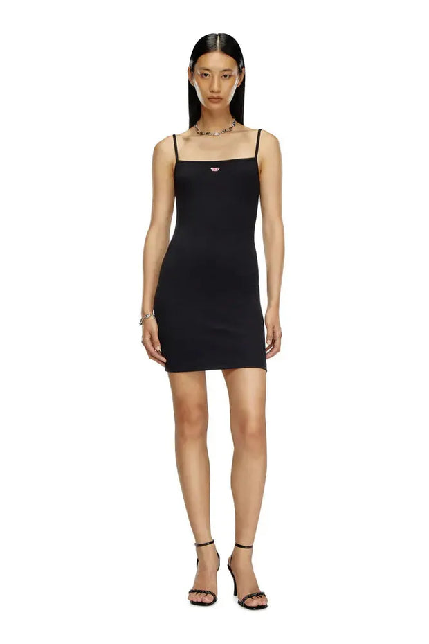 Short slip dress with D logo Diesel