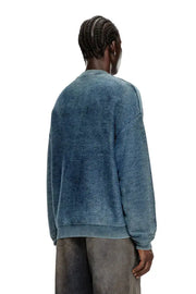 Denim-effect jumper in cotton Diesel