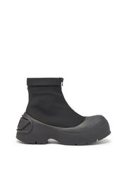 D-Donald-Rubber-trimmed ankle boots Diesel