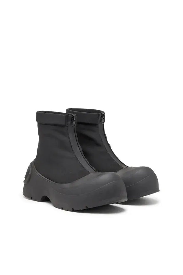 D-Donald-Rubber-trimmed ankle boots Diesel