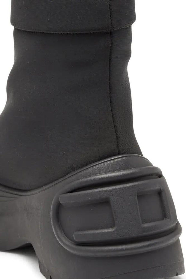 D-Donald-Rubber-trimmed ankle boots Diesel