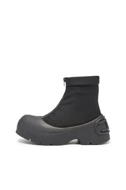 D-Donald-Rubber-trimmed ankle boots Diesel