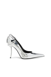 D-Ten&Half-Metallic pumps with curved heel Diesel