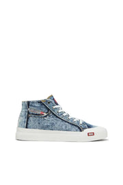 S-Athos-High-top denim sneakers with pocket detail Diesel