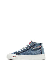 S-Athos-High-top denim sneakers with pocket detail Diesel