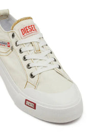 S-Athos-Denim sneakers with pocket detail Diesel