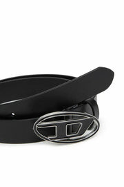 Leather belt with enamelled buckle Diesel