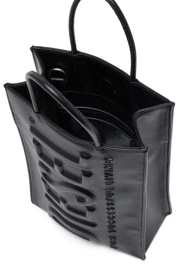 Dsl 3D M-PU tote bag with embossed logo Diesel
