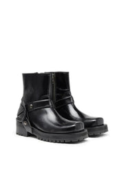 D-Texan-Harness boots in polished leather Diesel