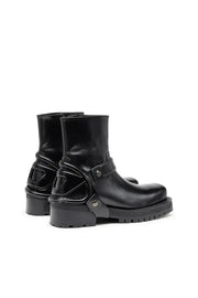 D-Texan-Harness boots in polished leather Diesel