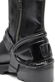 D-Texan-Harness boots in polished leather Diesel