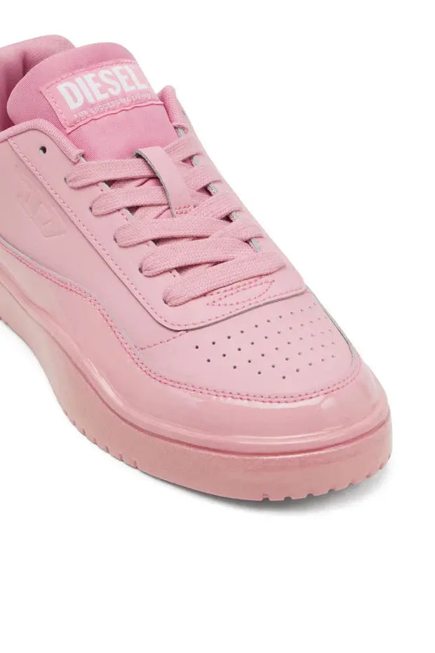 S-Tracker-D-Silicone-dipped leather sneakers Diesel