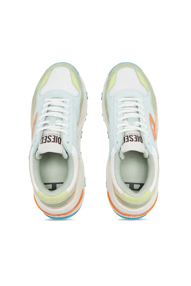 S-Savannah-Platform sneakers in suede and mesh Diesel