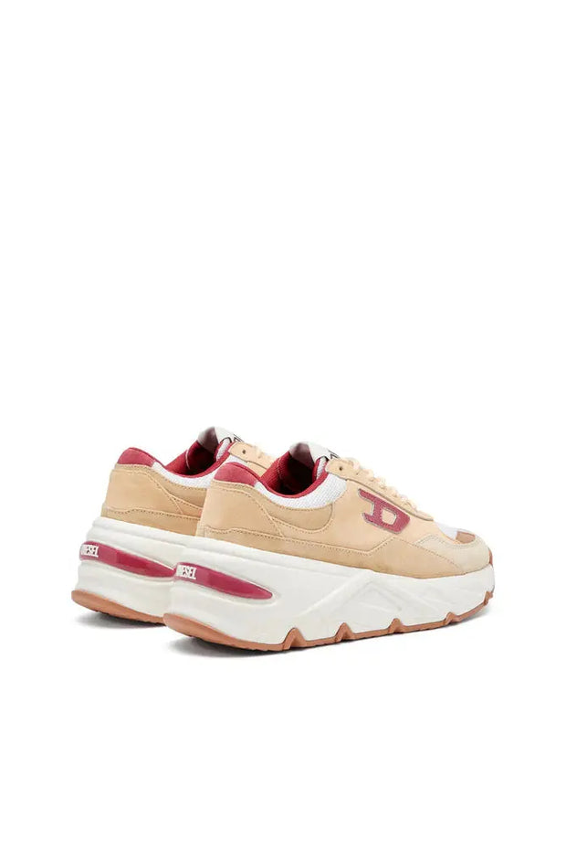 S-Savannah-Platform sneakers in suede and mesh Diesel