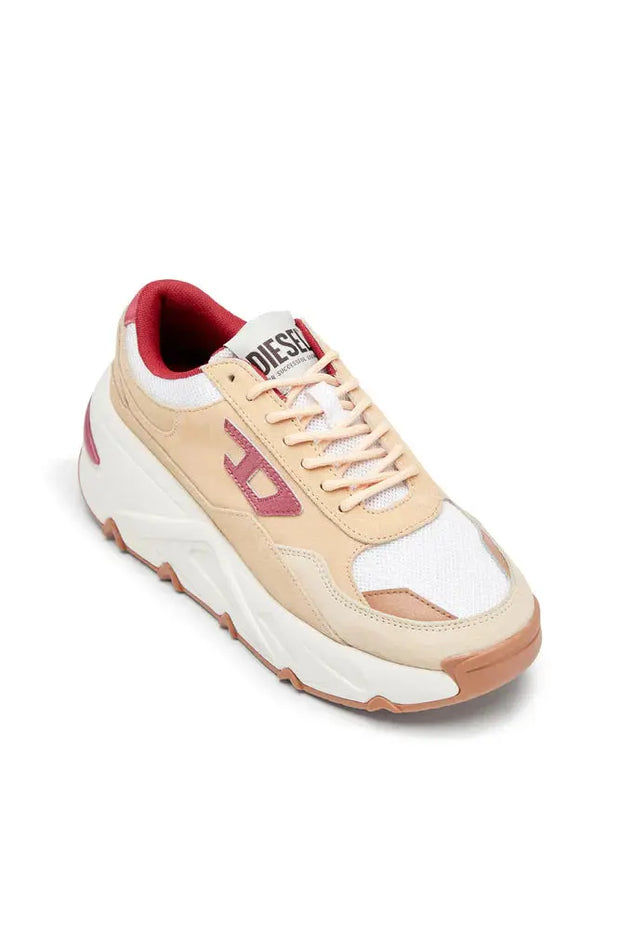 S-Savannah-Platform sneakers in suede and mesh Diesel