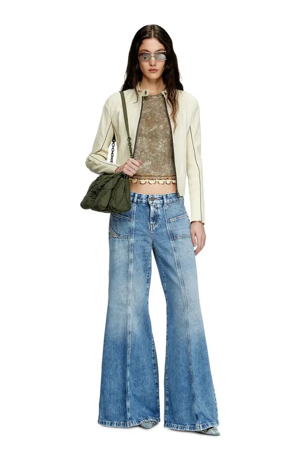 Charm-D S-Small shoulder bag in quilted nylon Diesel