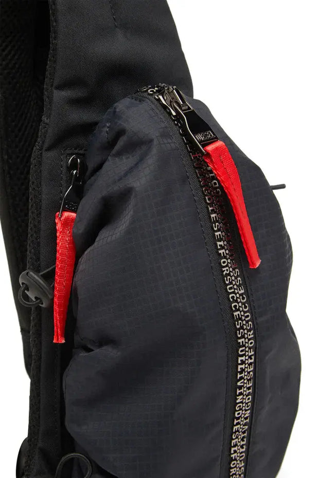 Zip-D-Sling bag in check-jacquard shell Diesel