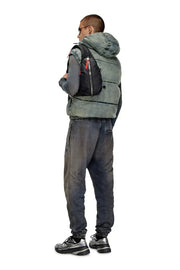 Zip-D-Sling bag in check-jacquard shell Diesel