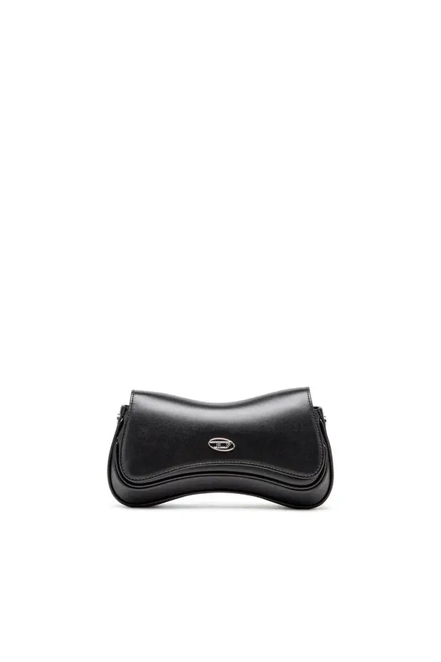 Play-Semi gloss leather shoulder bag Diesel