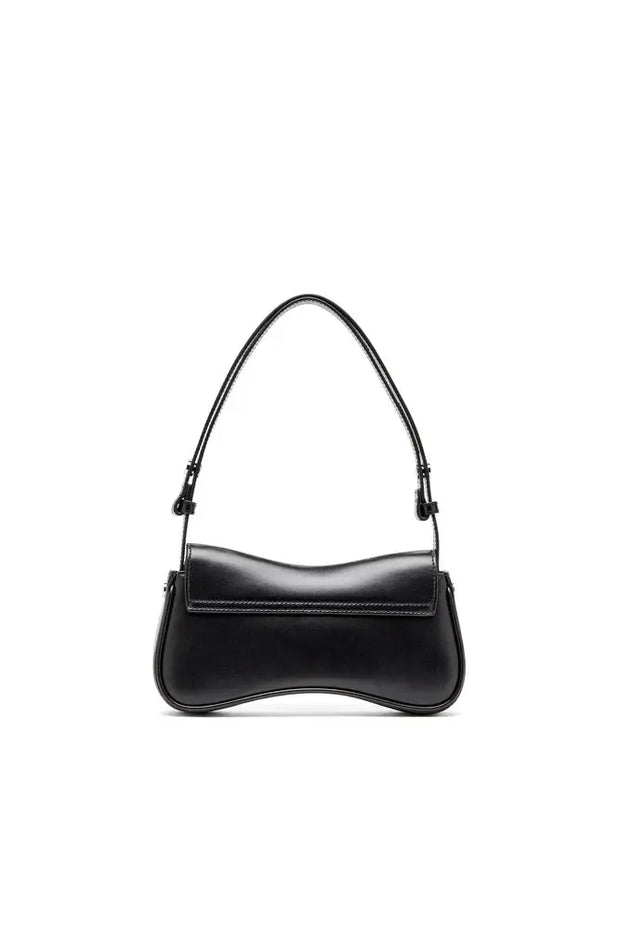 Play-Semi gloss leather shoulder bag Diesel