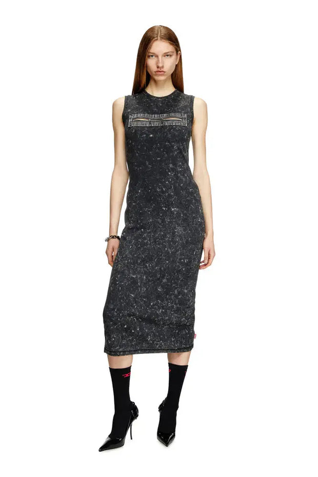 Sleeveless dress with zip detail Diesel