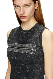 Sleeveless dress with zip detail Diesel