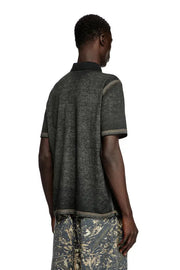 Polo shirt with water print logo Diesel