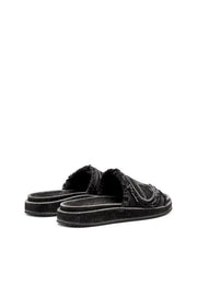 Sa-Slide D-Distressed denim slides Diesel