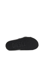 Sa-Slide D-Distressed denim slides Diesel