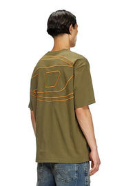 T-shirt with maxi oval D embroidery Diesel
