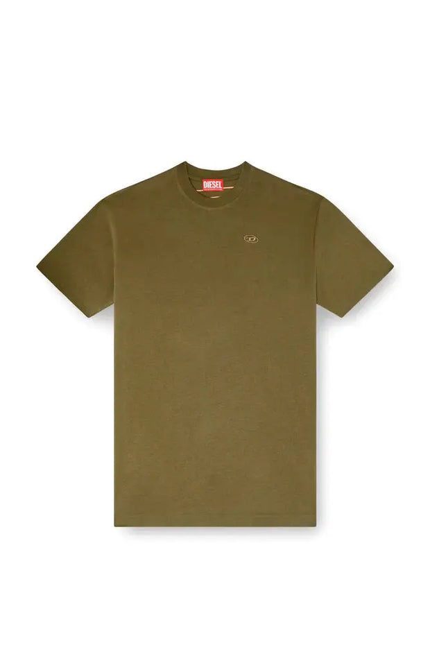 T-shirt with maxi oval D embroidery Diesel