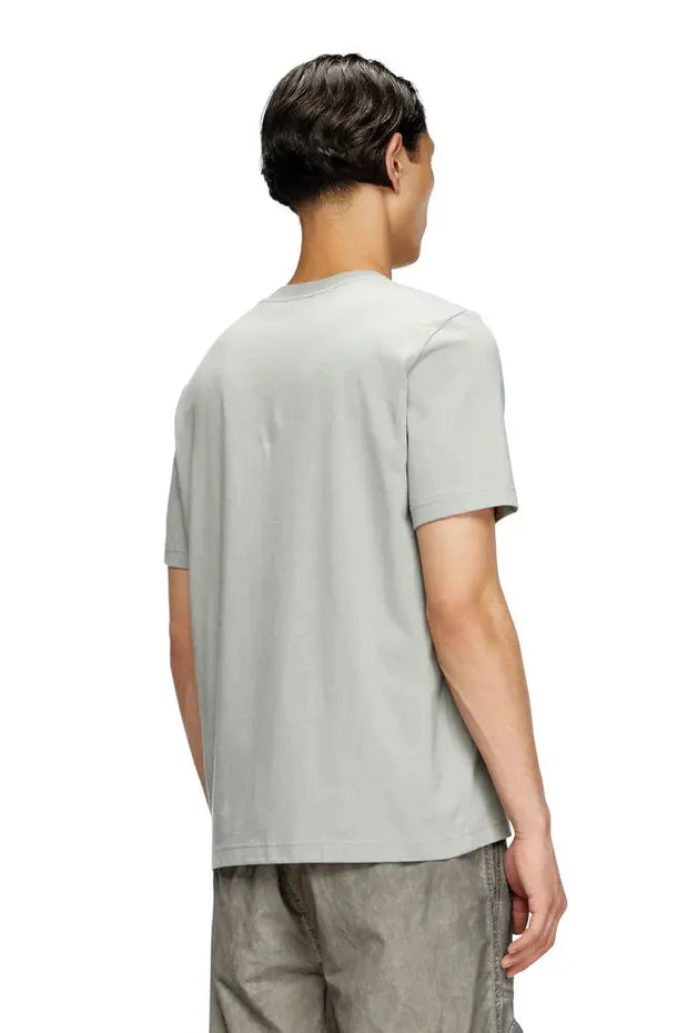 T-shirt with embossed Oval D Diesel