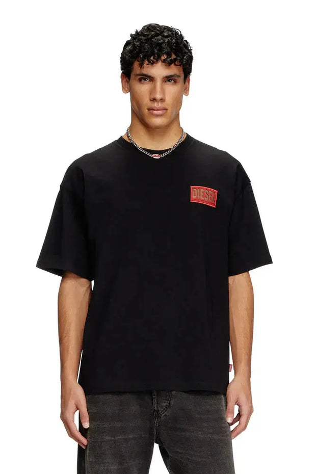 T-shirt with logo patch Diesel